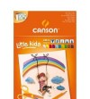 BLOC CARTULINA ENCOLADO 120 GR. 21x29,7 30H COLORES SURTIDOS CANSON KIDS