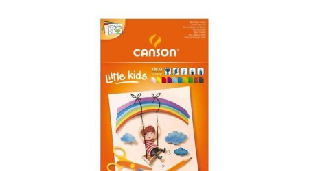 BLOC CARTULINA ENCOLADO 120 GR. 21x29,7 30H COLORES SURTIDOS CANSON KIDS