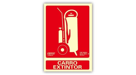 SEÑAL PVC A4 CARRO EXTINTOR